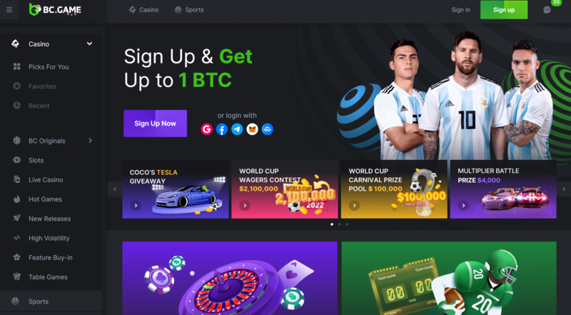 Experience Thrills and Wins at BC.Game Crypto Casino